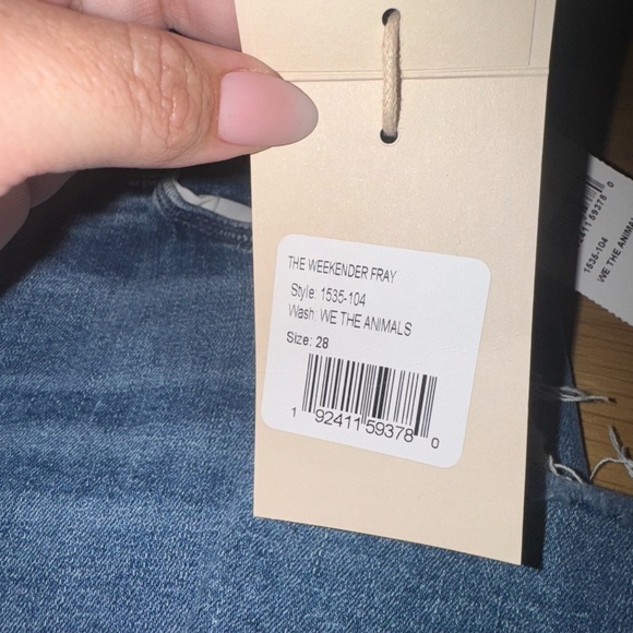 MOTHER The Weekender Fray Jeans, We The Animals - Picture 3 of 4